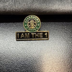 Starbucks Coffee I AM The 1  Lapel Hat Pin